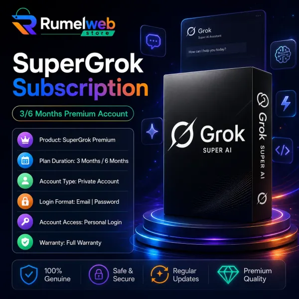 SuperGrok Subscription | 3/6 Months Premium Account